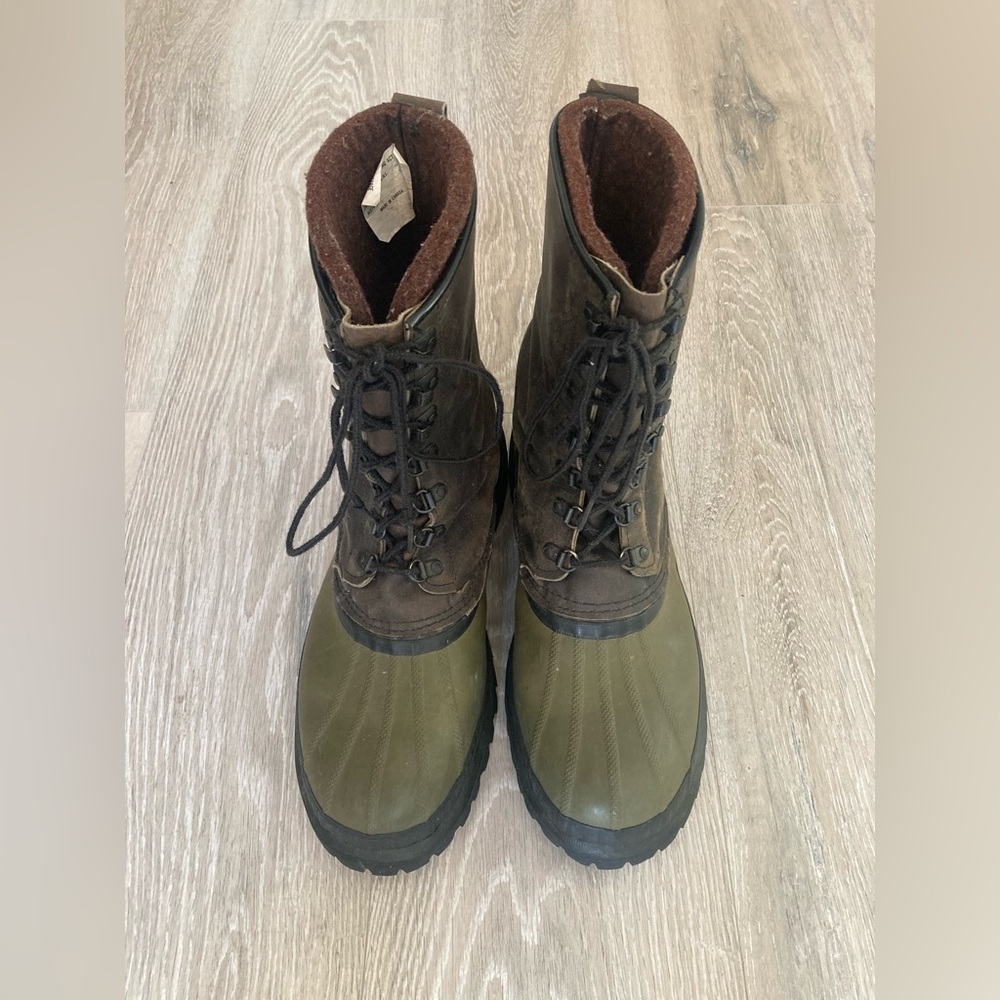 Sorel Kaufman Mark X Winter Snow Caribou Boots Size 10 Waterproof